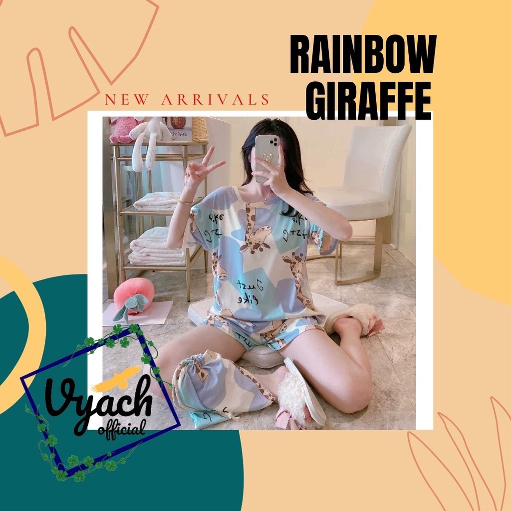 Baju Tidur Remaja Wanita Piyama Wanita Dewasa Piyama Lengan Pendek Piyama Pendek Wanita Piama dewasa