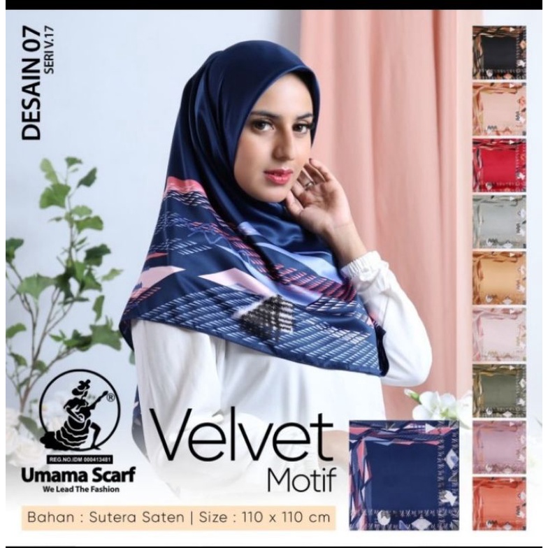 jilbab umama scarf velvet