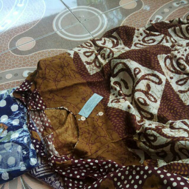 Gamis Batik Rumahan Rayon Super Jumbo Busui Kevya