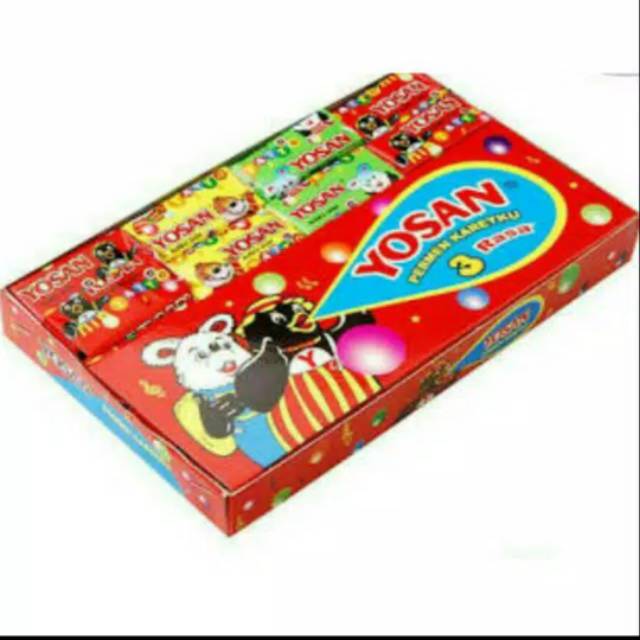 

(BOX) Yosan Permen Kartu 3 rasa - 60pcs