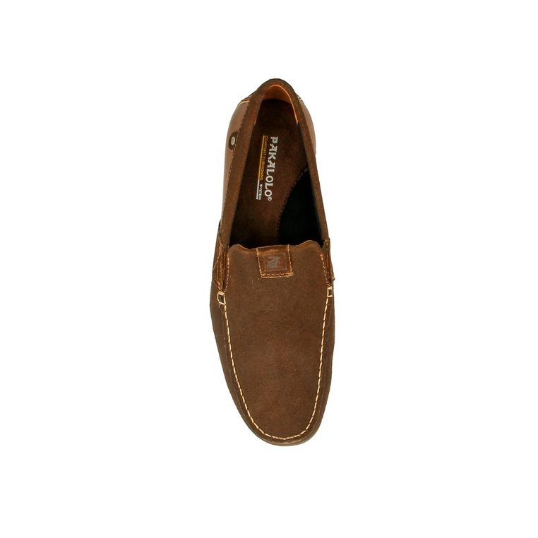 SEPATU PANSUS PAKALOLO PRIA ORIGINAL LOAFER CASUAL KULIT COKLAT PB08