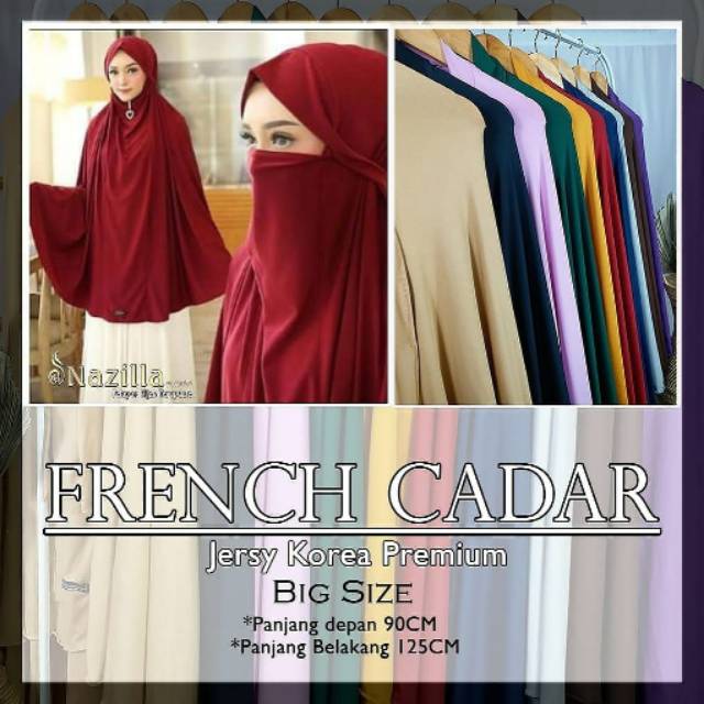 JILBAB BERGO NIQOB LENGAN ORI BY NAZILLA
