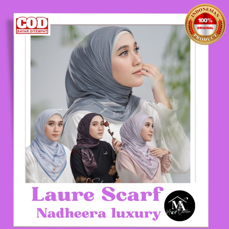 Hijab Segi Empat Scraft Nadheera Luxury / Laure Scraf Nadheera / Nadheera Luxury
