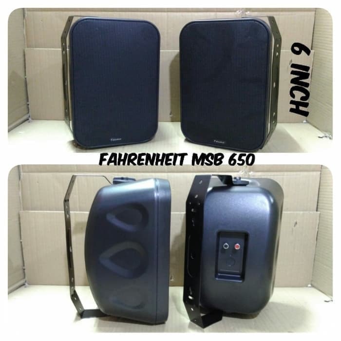 SPEAKER PASIF MONITOR/VOCAL/SUROUND 6INCHI FAHRENHEIT MSB650