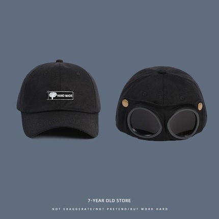 (COD)Korea Topi Baseball Wanita Topi golf outdoor ny Topi Pria Kacamata Topi Matahari Perempuan Dan Laki-Laki Musim Panas