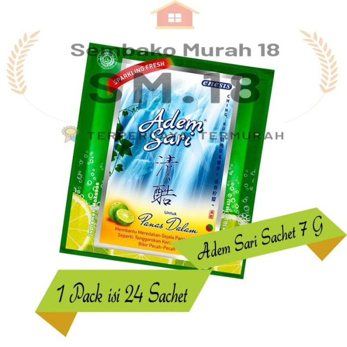 

ADEM SARI SACHET 7 GR - MINUMAN PEREDA PANAS DALAM (BERKUALITAS)