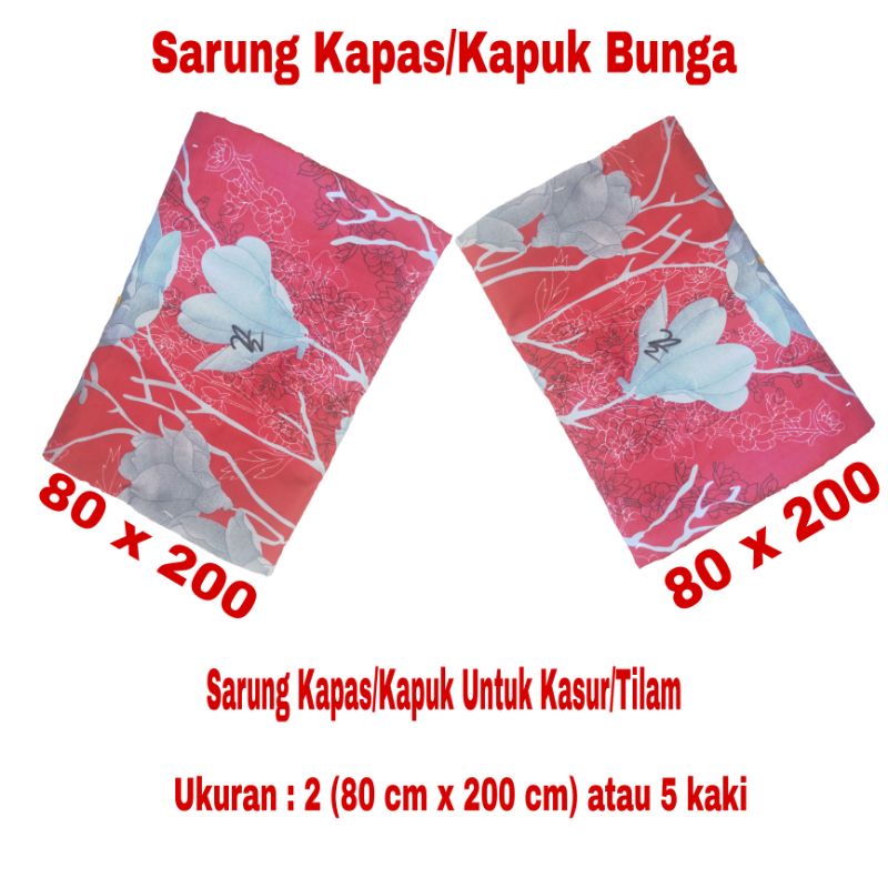 5kaki/ Sarung Kasur/Tilam - Untuk Isian Kapas/Dakron