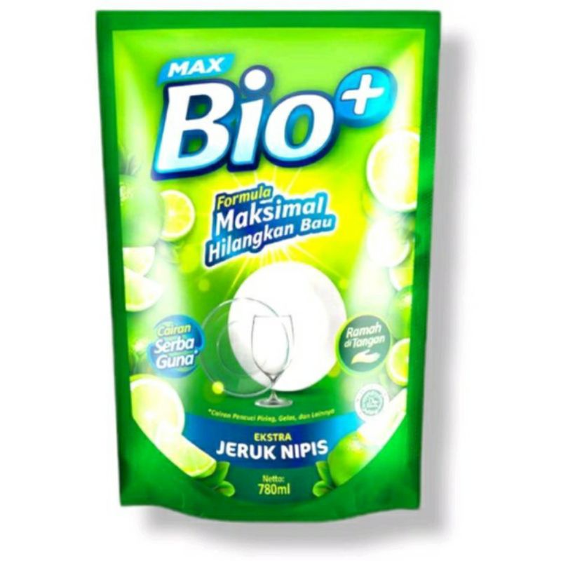 bio+ max jeruk nipis 780ml
