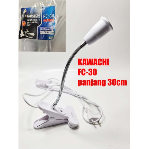 Fitting Steele Lampu Jepit Flexible 40cm FC 40 Fitting Clip Flexible