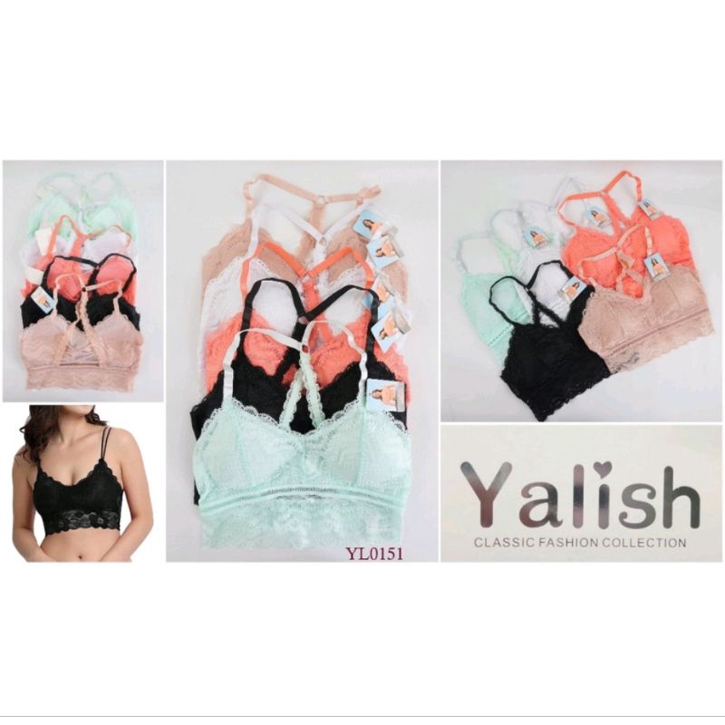 Yalish Bralette Full Cup Tanpa Kawat Premium 80151 // Sisa Export