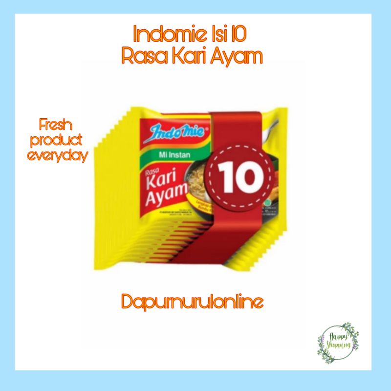 

Indomie Isi 10 Rasa Kari Ayam