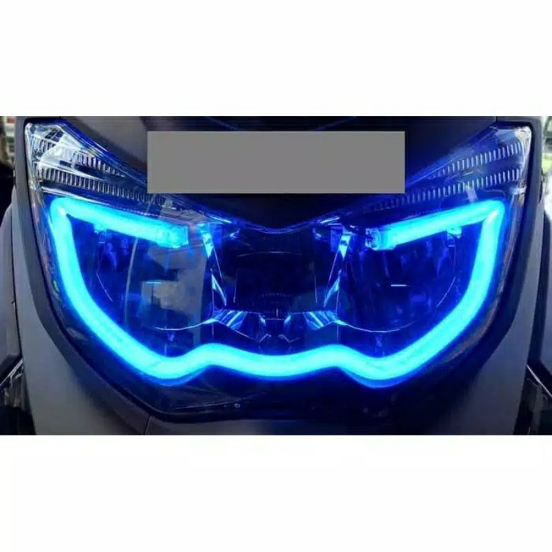 Led DRL Fleksibel Alis Lampu Angle Eye 30Cm Motor Dan Mobil Nmax Vario 125 150 Cb 150r Adv  Dll