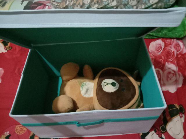 Miniso Storage Box Lipat Box Kotak Penyimpanan Serbaguna Box Lipat Barang Box Pakaian