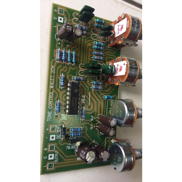 KIT TONE CONTROL AMPLI WALET 2CH/ STEREO 4 POTENSIO
