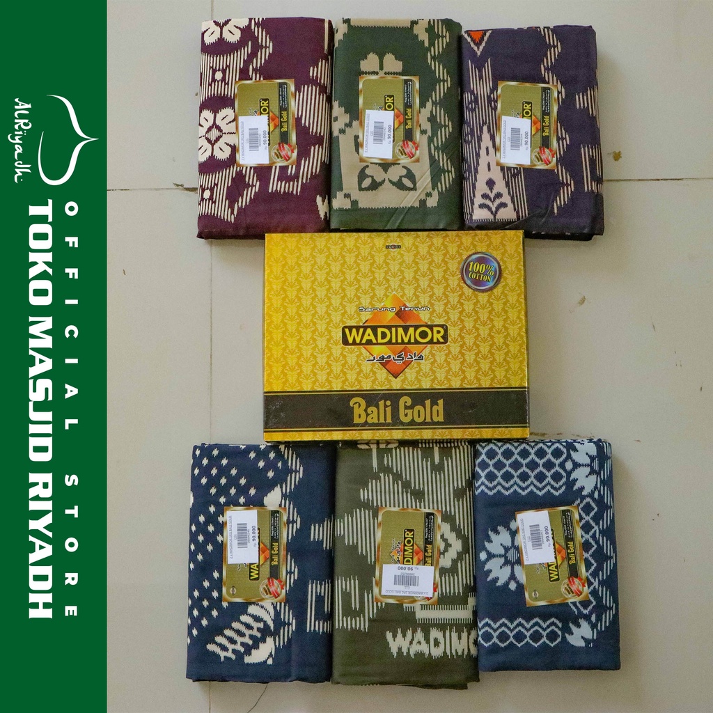 Sarung Wadimor Motif Bali Gold