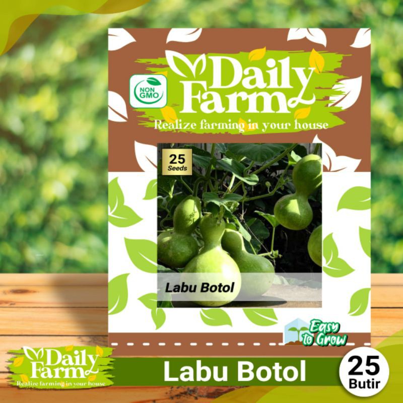 Benih Labu Botol - Bibit Labu Air - Daily Farm