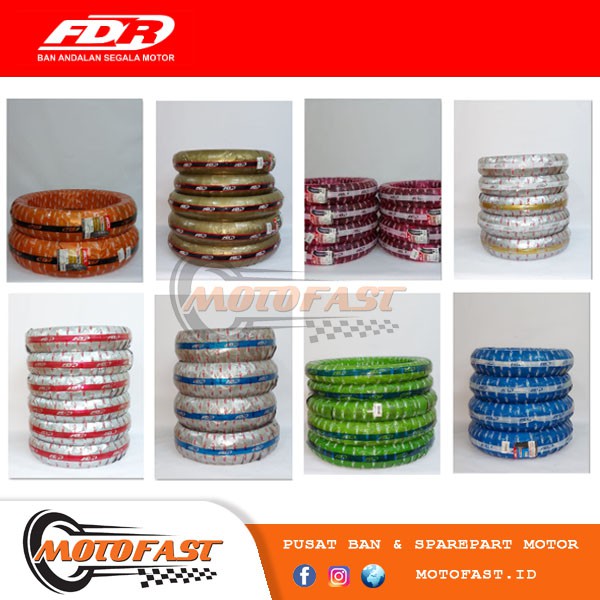 BAN MOTOR FDR SOFT COMPOUND TL 90/80-17 SPORT MP 96 SATRIA FU JUPITER