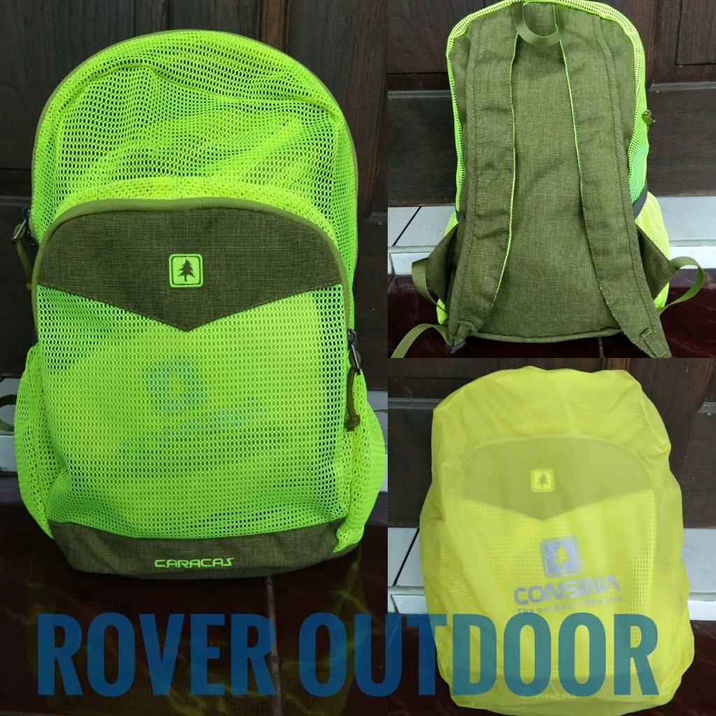 CONSINA Caracas Tas Ransel Jaring Free Rain Cover