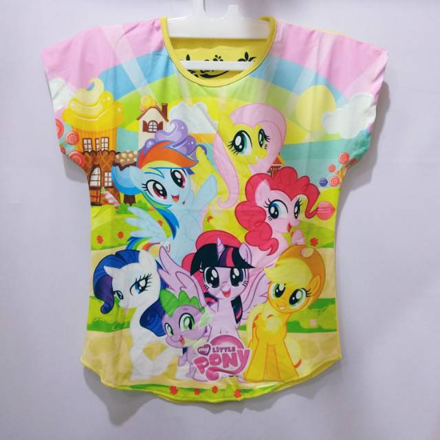Kaos my Little pony Coco ice Anak perempuan usia 4-9tahun adem nyaman bagus murah