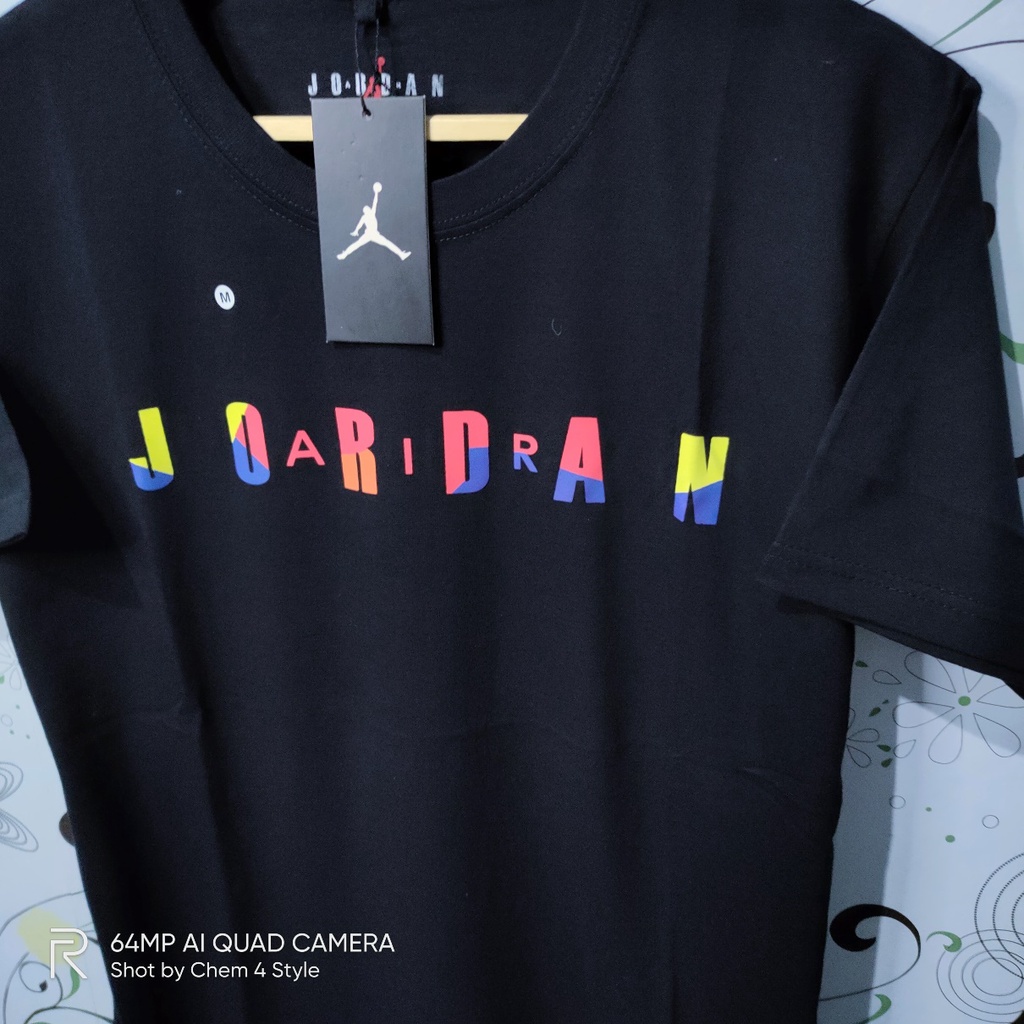 Baju Kaos AIR JORDAN Distro Bandung Lengan Pendek Pria dan Wanita Combad24s Premium (SIZE LUAR) SIZE