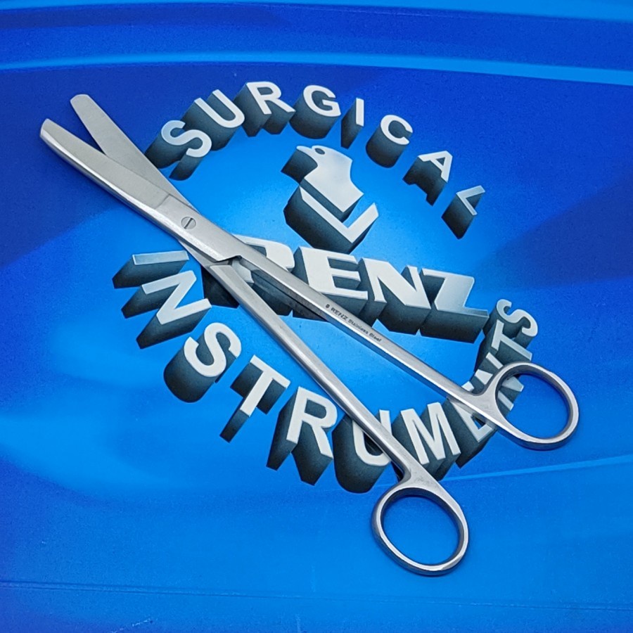 Alat Medis Alkes Sims Gynecological Scissors curved 21 cm|Renz Surgical|Gunting Medis|Gunting Dokter|Gunting Operasi