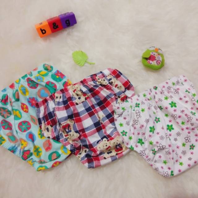 Celana dalam anak perempuan motif campur isi 3pcs