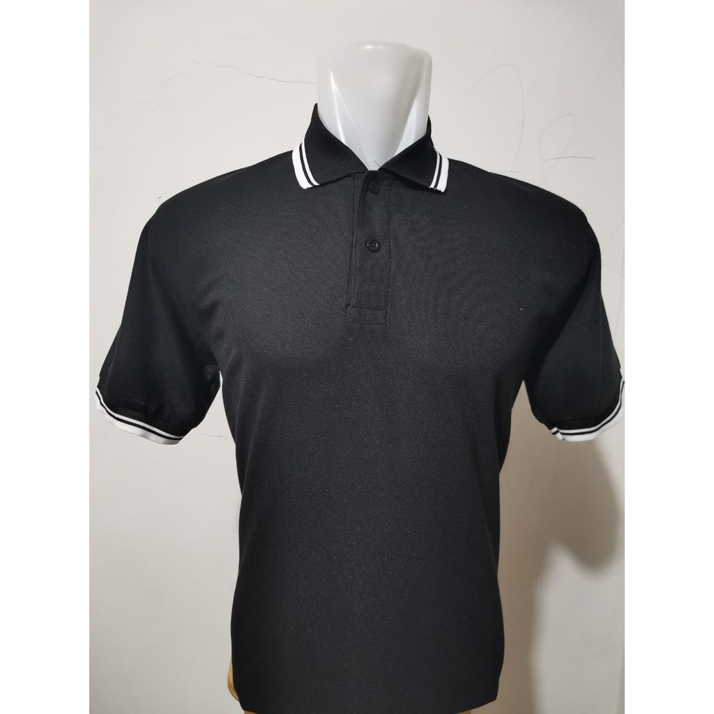 Noveli wear - Kaos polo shirt pria berkerah list stripe | kaos kerah pria seragam polos M L XL XXL