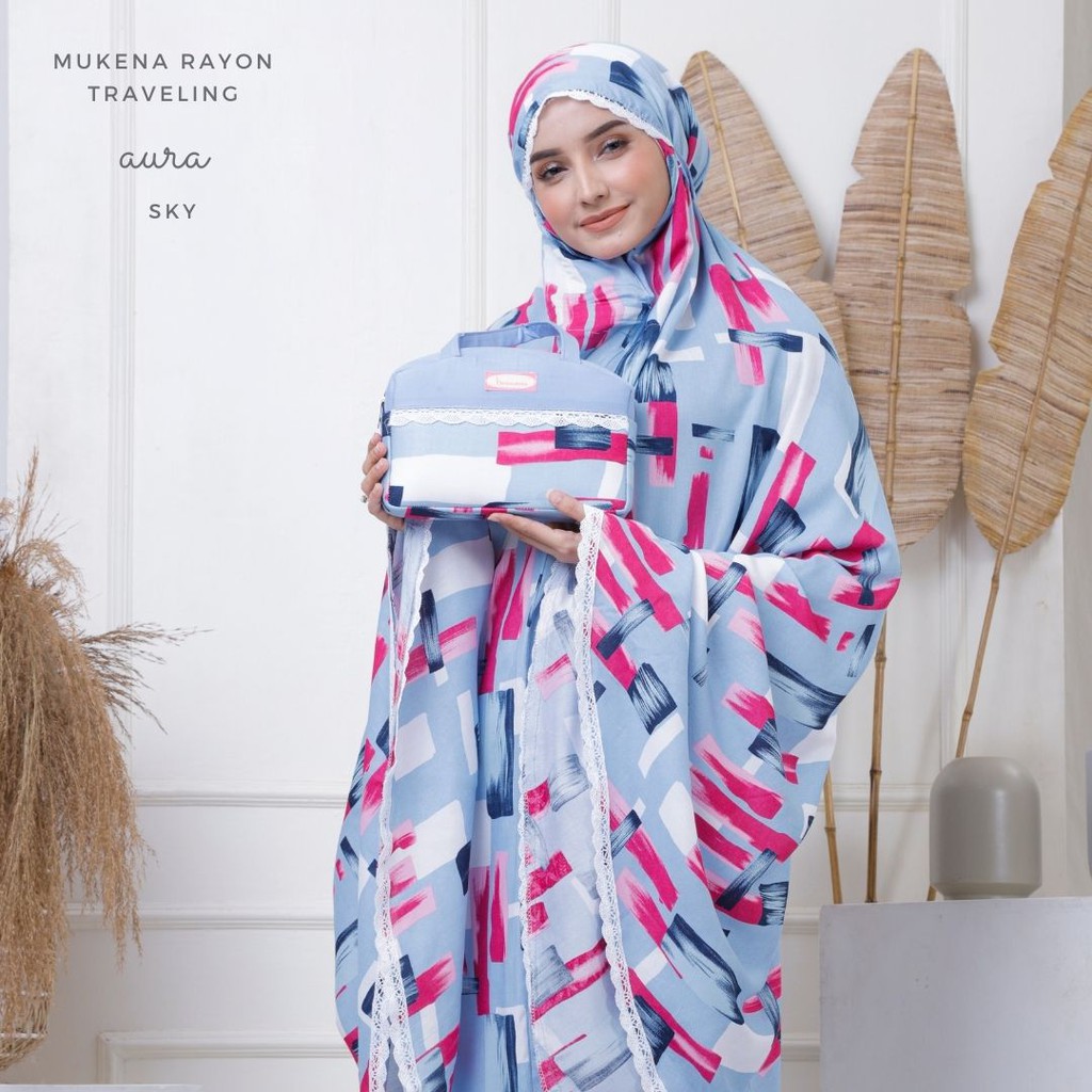 Mukena Dewasa Rayon Traveling Aura