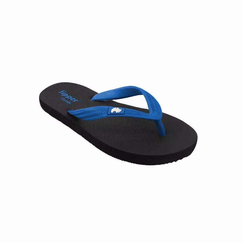 Sandal Fipper Comfy Original - Black / Blue Snorkle
