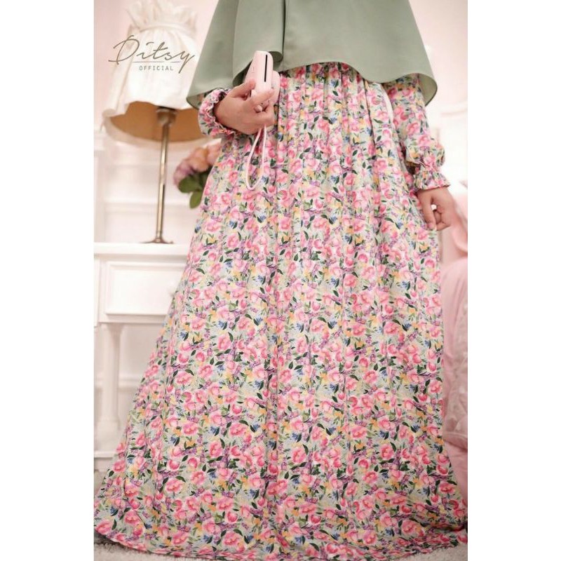 Serein Green Nightgown size L Ditsy Maret 2021