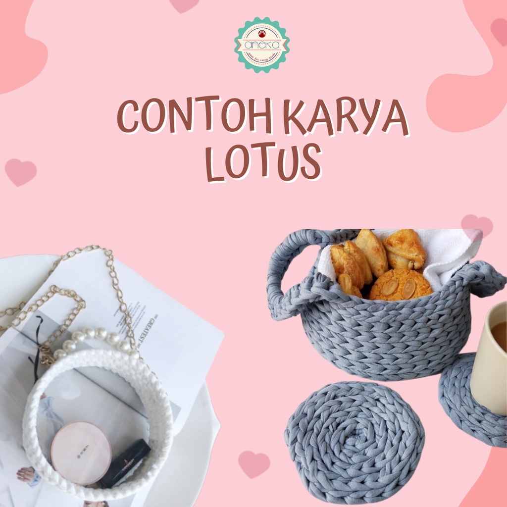 KATALOG - Benang Rajut Lotus / TShirt / Kaos Yarn PART 2