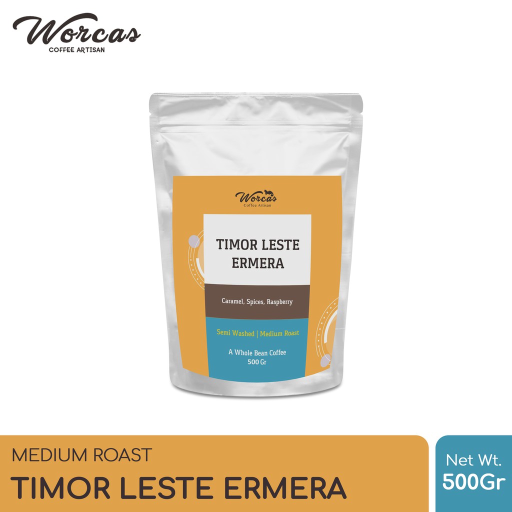 WORCAS Kopi Arabika Timor Leste Ermera 500 Gram - Medium Roast