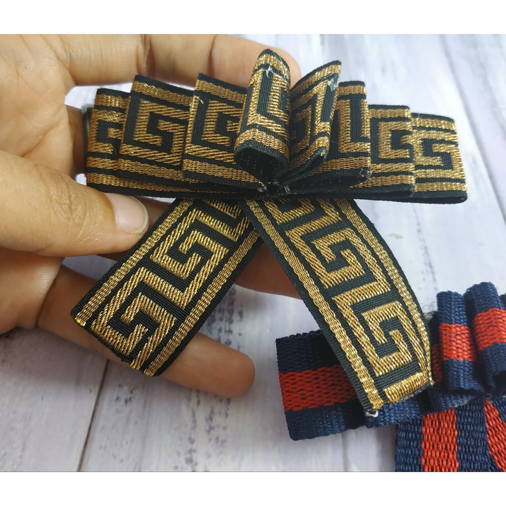 Bros Pita Korea / Korean Bow Brooch Handmade By Tokopelanginicer