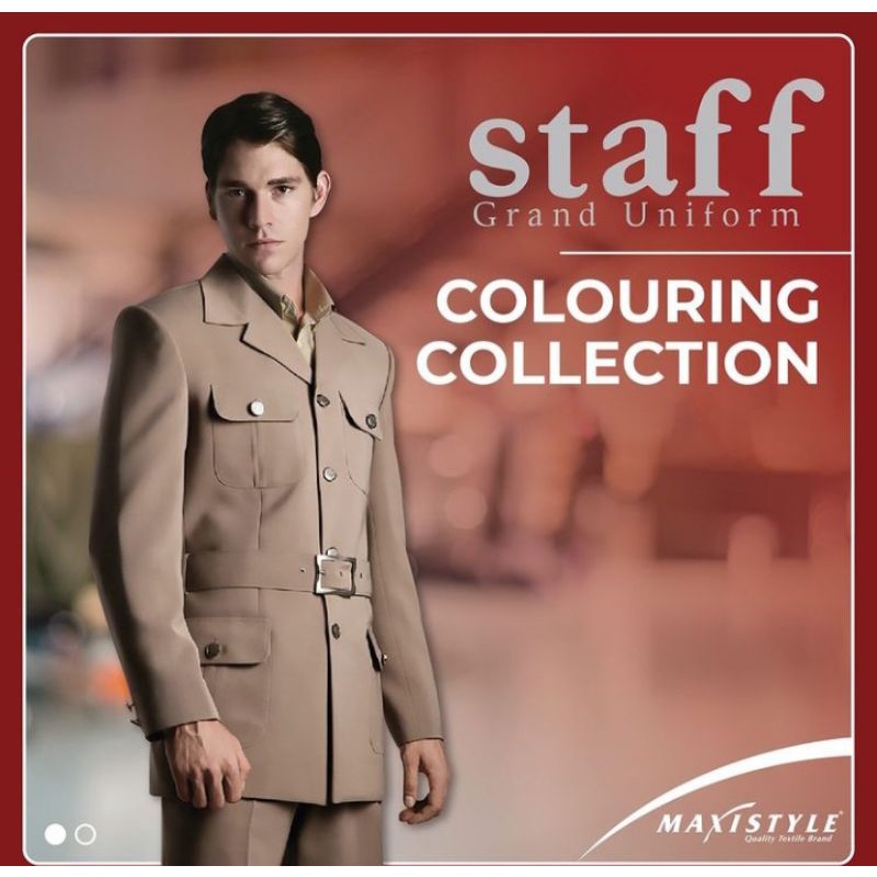Staff kain seragam kantor Pemda Polisi Tni maxistyle harga permeter