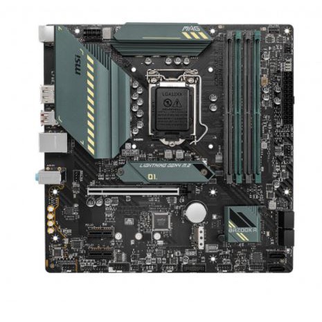 Motherboard msi b560m bazooka intel gen 11 b560 ddr4 lga1200 sata3 m.2 lightning gen 4 usb3.2 gigabit