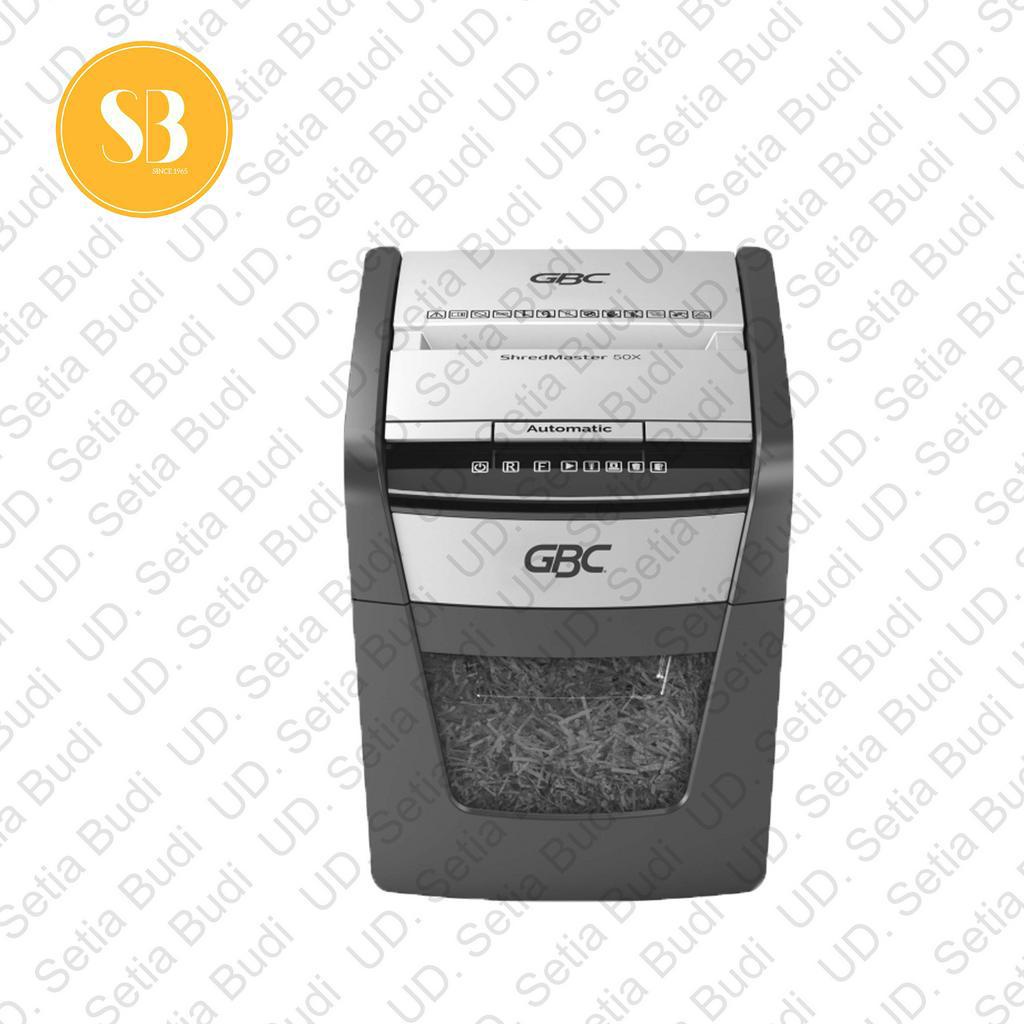 Mesin Penghancur Kertas Paper Shredder GBC Shredmaster Auto+ 50x