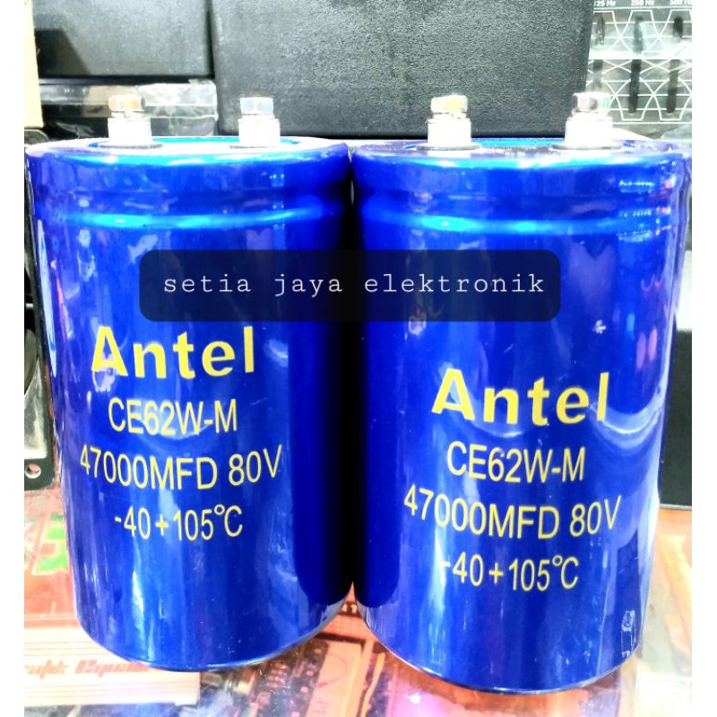 Capasitor kapasitor elco elko 47000uf 80v Antel 105°