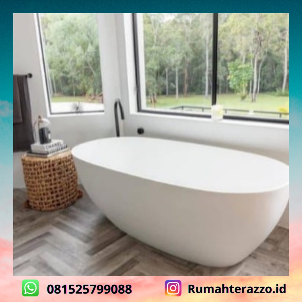 Bathtub Teraso - Bathtub Marmer - Bathtub Bali