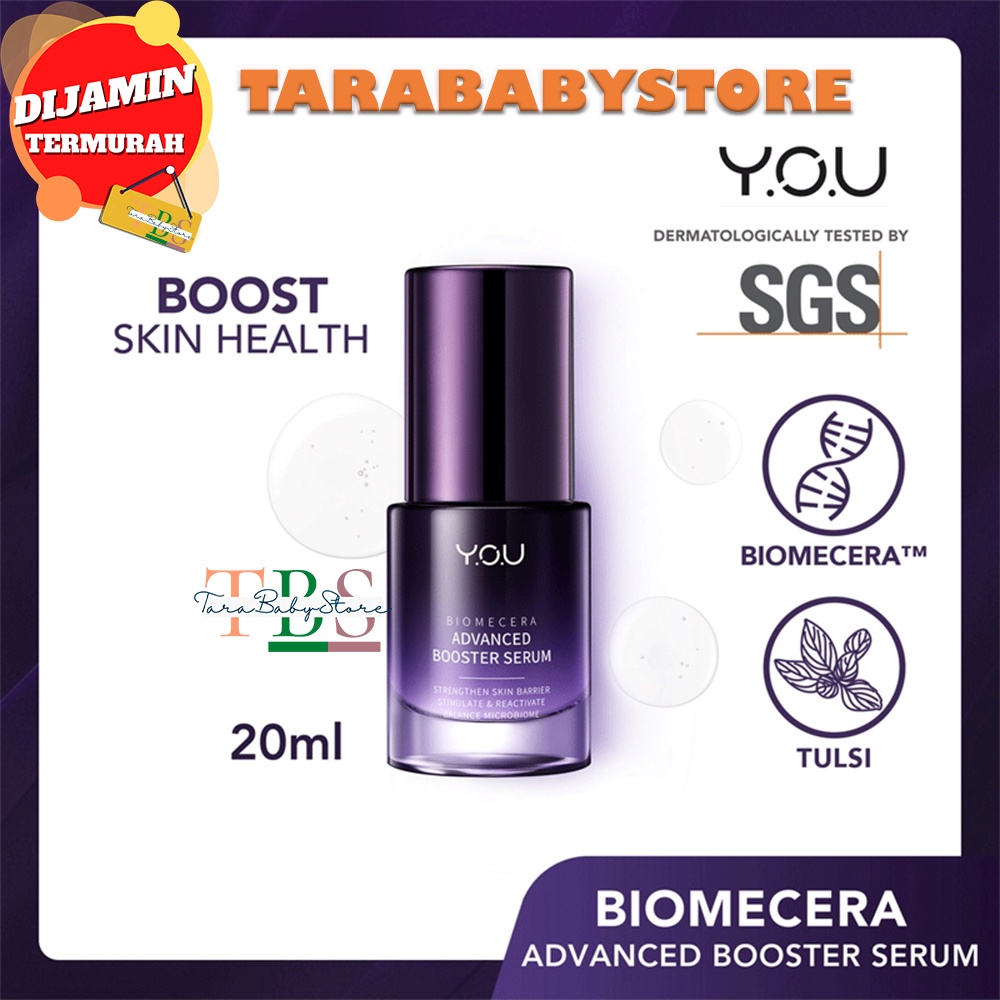 YOU Biomecera Advanced Booster Serum | 3X Ceramide Skin Barrier Repair | Serum Wajah | Memperkuat Skin Barrier