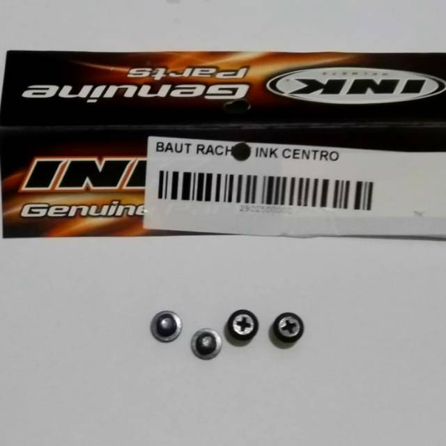 INK Centro Baut Rachet 4pcs / Baut helm Centro / original sparepart 100% /
