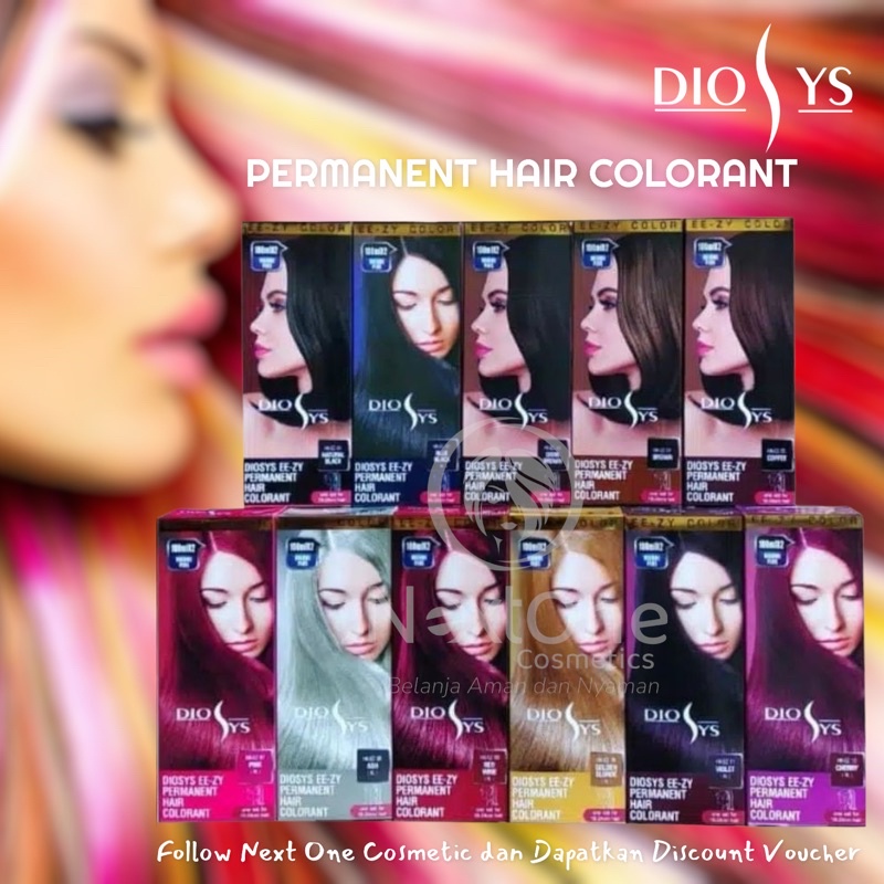 NEXT ⏩ DIOSYS PERMANENT HAIR COLORANT | SEMIR RAMBUT Y2000 | PEWARNA RAMBUT PERMANEN BPOM