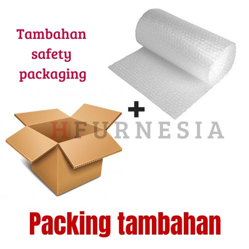 

Safety packing,extra bubble wrap dan kardus,packing tambahan supaya aman packing super safety