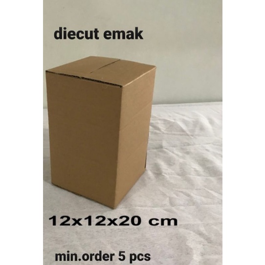 

Kardus / Box / 12x12x20 cm / Karton Packing Polos Baru ST