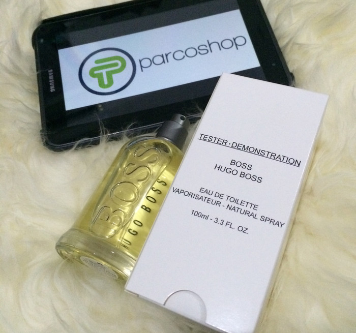 PARFUM ORIGINAL 100% tester + official box HUGO BOSS BOTTLED