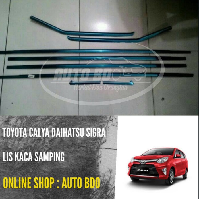 Lis Kaca Samping Calya Sigra Chrome Berkualitas