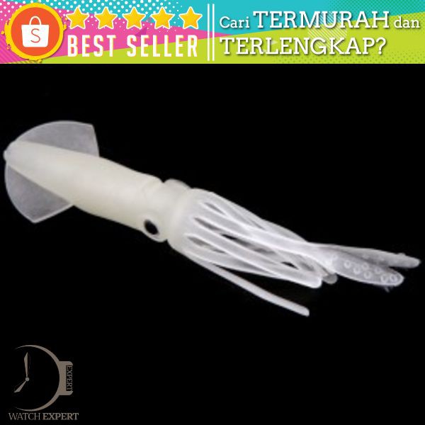 Umpan Pancing Luminous Squid Soft Bait Lure 10 PCS - Putih