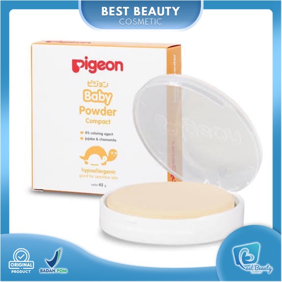 ★ BB ★ PIGEON Baby Powder Compact Chamomile 45Gr | Bedak Padat Bayi