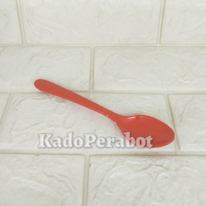 sendok makan melamine unica M503 - Merah