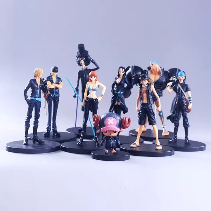 Figure Styling One Piece Set 9 Luffy Nami Sabo Franky Sanji Zoro Robin