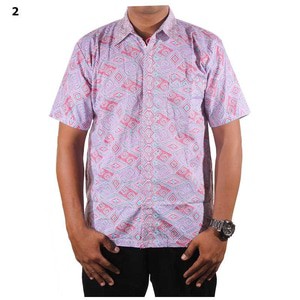 Kemeja Batik Pria Kemeja Kerja Warna Soft